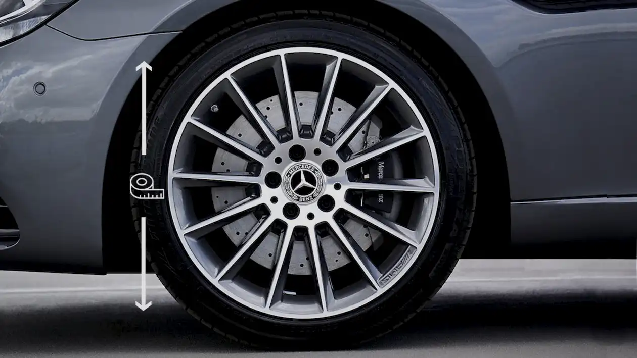 How to identify the size of the alloy wheels.