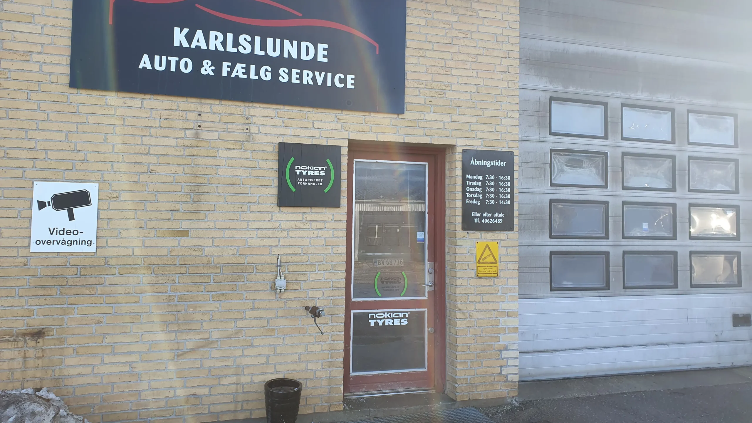 Forsiden af Karlslunde Auto & Fælg Service