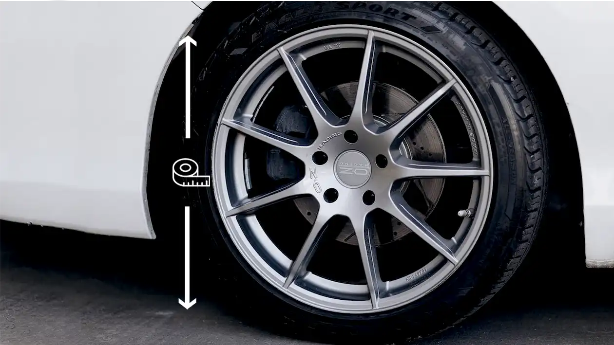 How to measure the size of your painted alloy wheels.